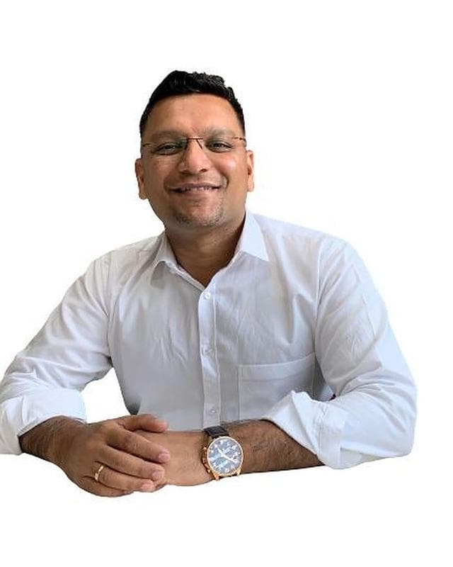 Portrait of Dr Ashwani Garg, Co Founder of IAFM