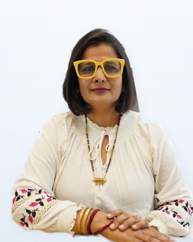 Portrait of Dr Priti Nanda Sibal, Co Founder and Ex President of IAFM